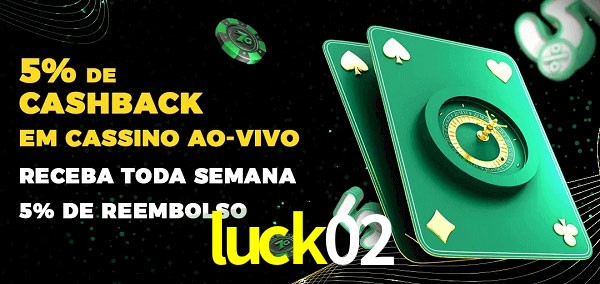 Promoções do cassino ao Vivo luck02